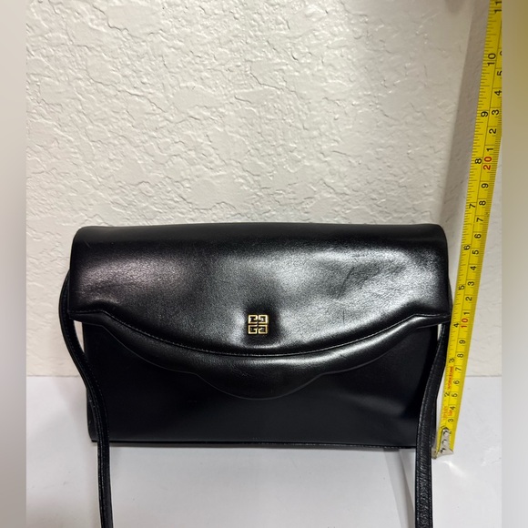 Givenchy Pocket Mini Black Leather Handbag Crossbody Vintage - Picture 3 of 13